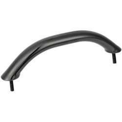 TREM CORRIMANO IN TUBO OVALIZZATO PVD NERO INTERASSE 220MM