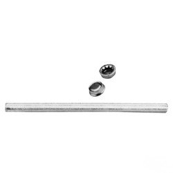 TREM BARRA DIAMETRO 16MM PER RULLI IN ACCIAIO ZINCATO