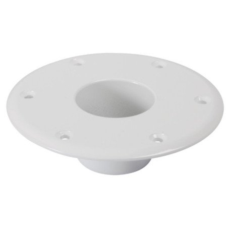 OSCULATI BASE ALLUMINIO BIANCO DA PAVIMENTO PER TAVOLO