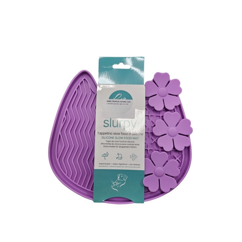 LEOPET SLURPY TAPPETINO FOOD GATTO IN SILICONE