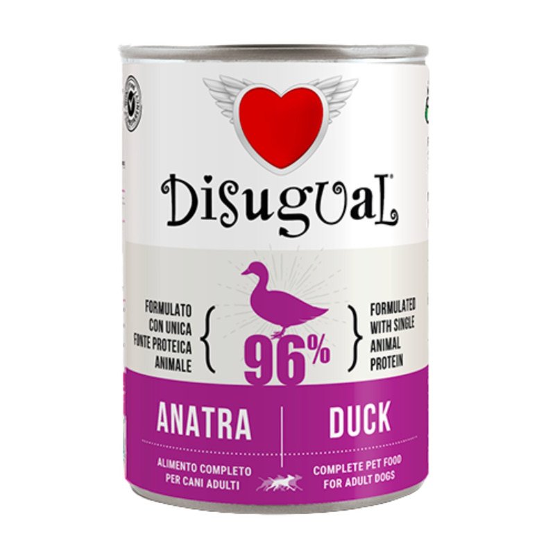 DISUGUAL CANE LATTINA MONOPROTEIN ADULT ANATRA 400GR