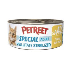 PETREET SPECIAL ADULT STERILISED SA42 TONNO CON MAIS 70GR