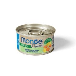 MONGE NATURAL PUPPY TONNO CON ORTAGGI 95GR