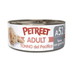 PETREET TONNO DEL PACIFICO ADULT A52 TONNO CON GRANCHIO 70GR