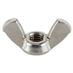 DADO AD ALETTE A FARFALLA ACCIAIO INOX A2
