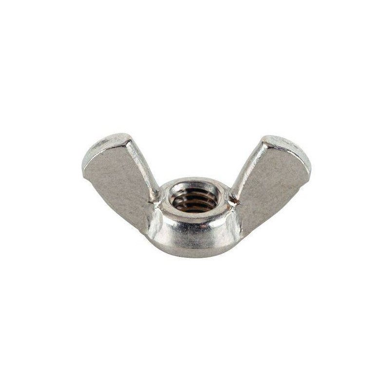 DADO AD ALETTE A FARFALLA ACCIAIO INOX A2