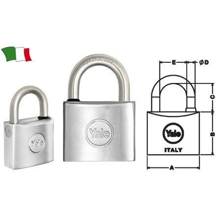 YALE LUCCHETTI NAUTICI INOX