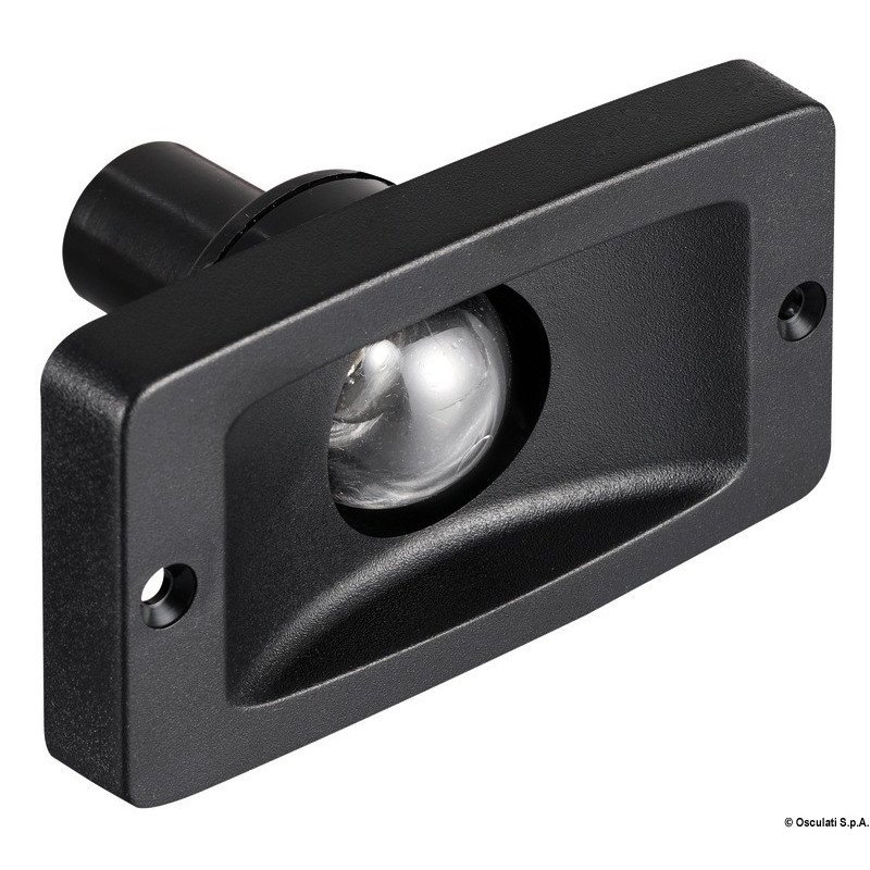 OSCULATI FANALE DI POPPA INCASSO ABS NERO