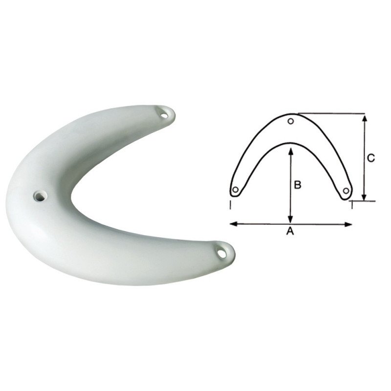 GFN PARABORDO ANGOLARE  DI PRUA IN PVC