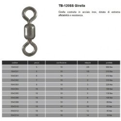 TUBERTINI GIRELLA TB-120SS ACCIAIO INOX