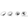 OSCULATI BOTTONI A SCATTO INOX 10PZ