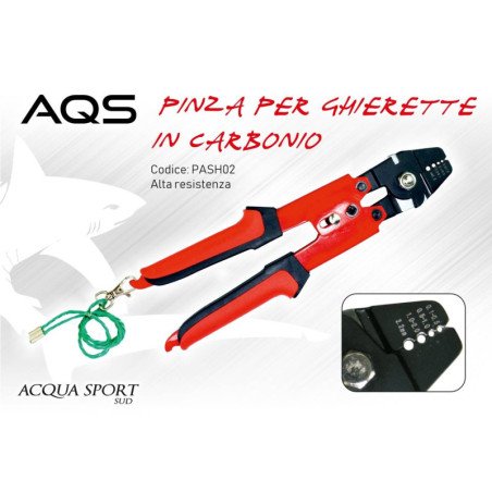 AQS PINZA MANUALE PER GHIERETTE IN CARBONIO