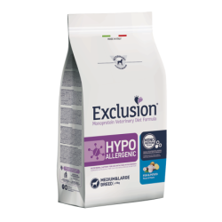 EXCLUSION DIET HYPOALLERGENICO PESCE  E PATATE MEDIUM LARGE