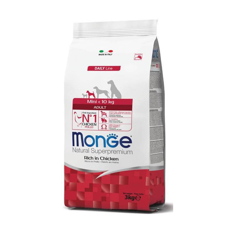 MONGE CROCCANTINI MINI ADULT POLLO