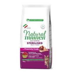 NATURAL TRAINER ADULT STERILISED CON PROSCIUTTO CRUDO