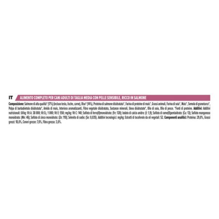 PURINA PRO PLAN ADULT MEDIUM SENSITIVE SKIN SALMONE