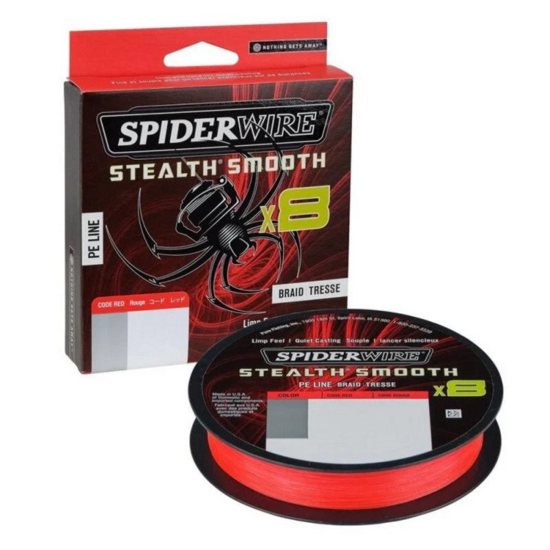 SPIDERWIRE STEALTH SMOOTH 8X RED 150MT