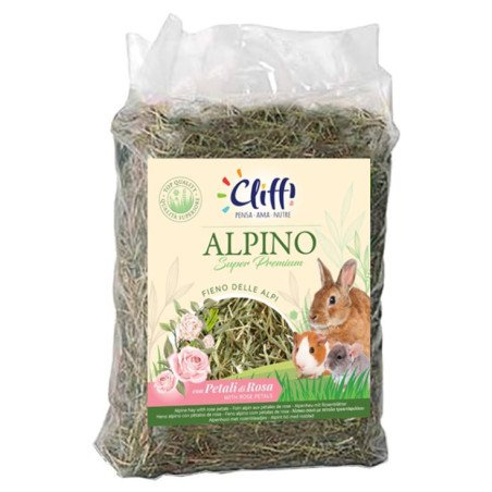 CLIFFI FIENO ALPINO CON PETALI DI ROSE GR500