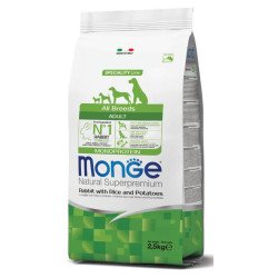 MONGE CROCCANTINI ALL BREEDS ADULTO CONIGLIO RISO E PATATE
