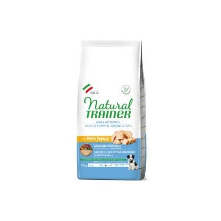 NATURAL TRAINER MEDIUM PUPPY E JUNIOR POLLO