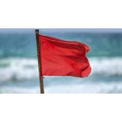 GFN BANDIERA ROSSA DI SEGNALAZIONE IN STAMINA