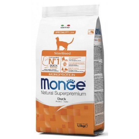 MONGE CROCCANTINI GATTO STERILIZZATO ANATRA