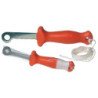 COLTELLO TAGLIA SAGOLA LAMA IN ACCIAIO INOX 60MM