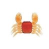 SPORT FISHING GRANCHIO IN GOMMA ARANCIO L