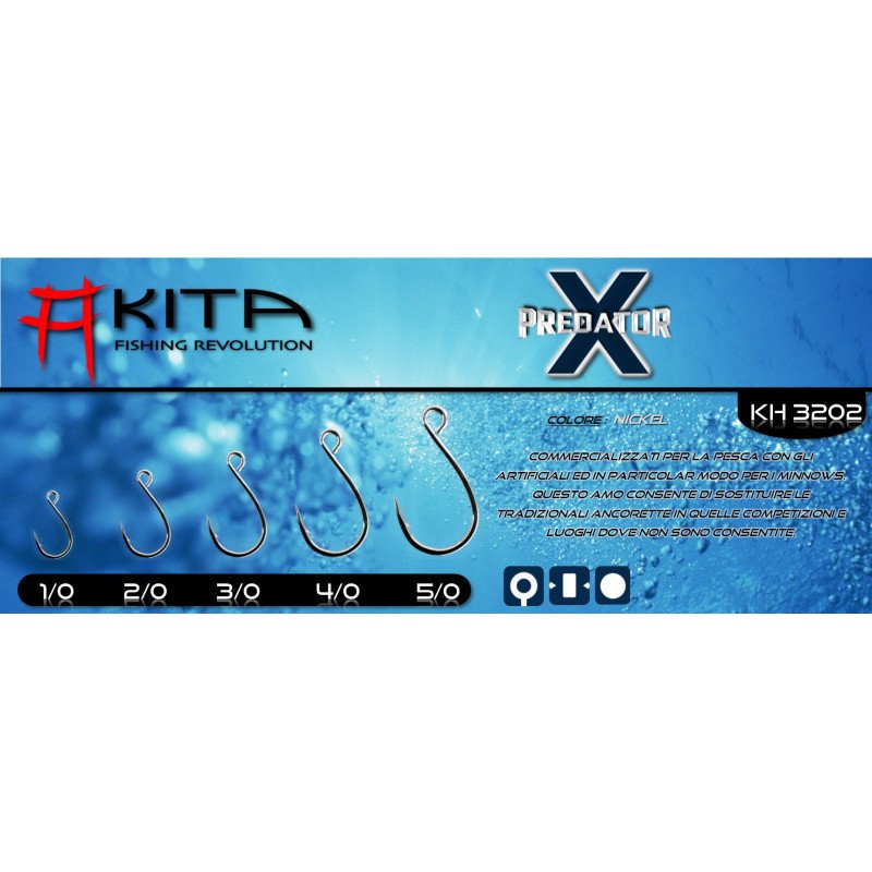 AKITA AMI KISU HOOKS KH 3202