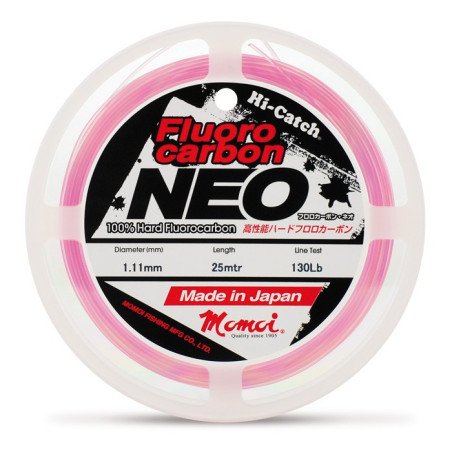 TUBERTINI FLUOROCARBON HI-CATCH NEO PINK 25MT