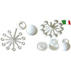 GFN COPRIVITI E SOTTOVITI A SCATTO IN NYLON NERO 10PZ