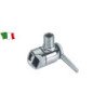 SUPPORTO PER ANTENNA VHF O GPS IN OTTONE CROMATO