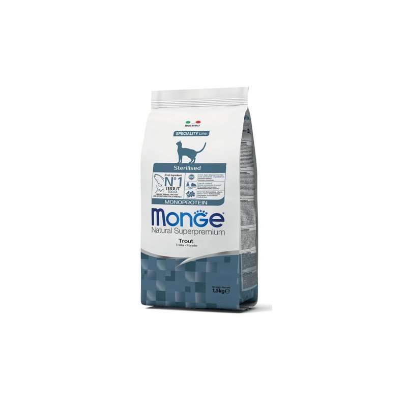 MONGE CROCCANTINI GATTO STERILIZZATO ALLA TROTA