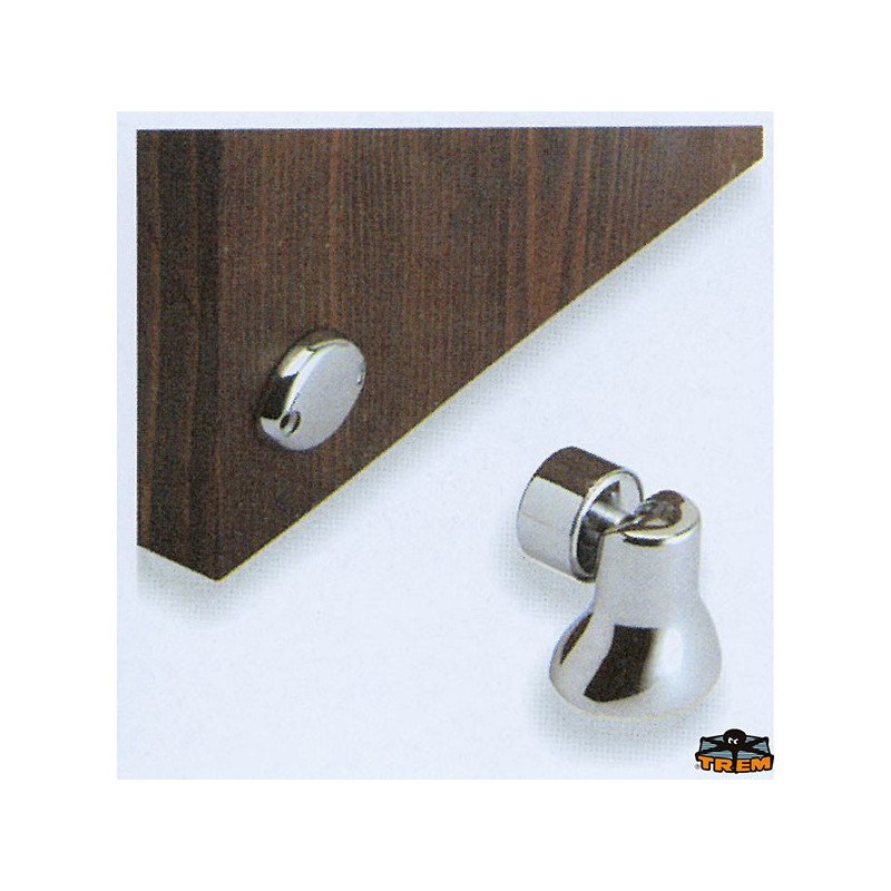 FERMAPORTE MAGNETICO REGOLABILE OTTONE CROMATO