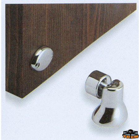 FERMAPORTE MAGNETICO REGOLABILE OTTONE CROMATO