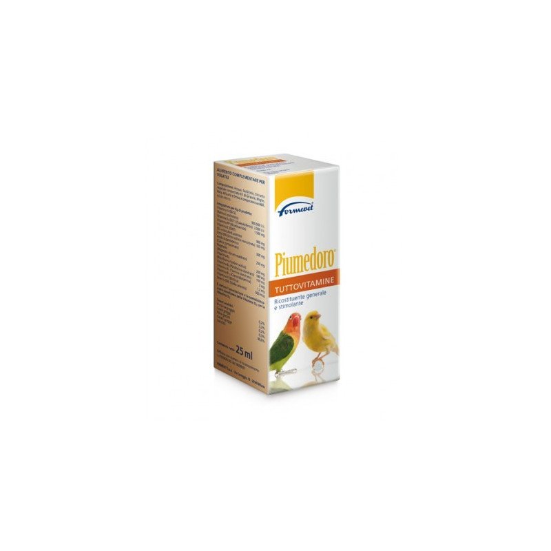 FORMEVET PIUMEDORO TUTTOVITAMINE PER UCCELLI 25ML