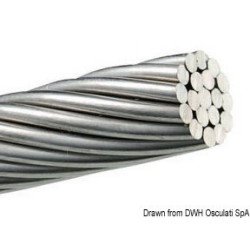 CAVO DA 2,5MM IN ACCIAIO INOX AISI 316 A 19 FILI