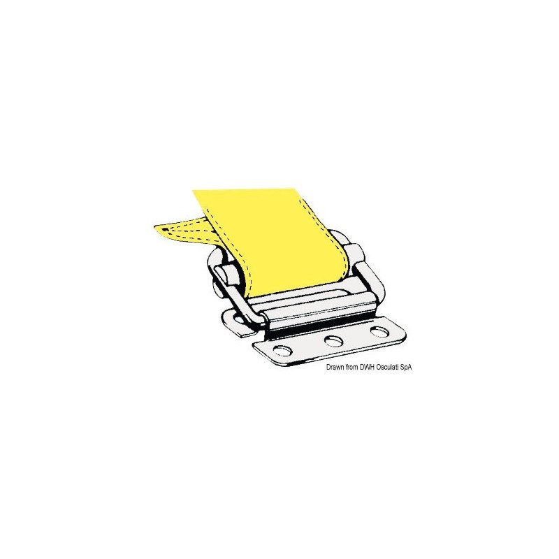 OSCULATI FIBBIA IN ACCIAIO INOX 50 E 30MM