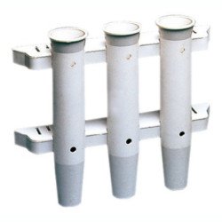 OSCULATI PORTACANNE DI PLASTICA BIANCO 44MM 3 POSTI