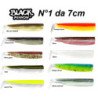 BLACK MINNOW  N°1 CORPO DA 7CM