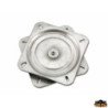 TREM BASE GIREVOLE FRIZIONATA ACCIAIO INOX 175X175