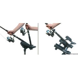 OSCULATI REGGI CANNE QUICKLIFT 2 POSTI PER TUBI 25MM