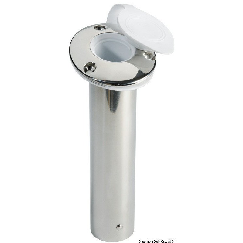 OSCULATI PORTACANNE INOX INCASSO 90°