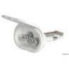 BOX DOCCIA OVALE PVC BIANCO CON MISCELATORE