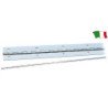 CERNIERA ACCIAIO INOX AL METRO FORATA 30X1MM