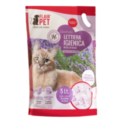 FLAIRPET LETTIERA IGIENICA IN GEL DI SILICE LAVANDA 5 LT