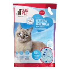 FLAIRPET LETTIERA IGIENICA IN GEL DI SILICE TALCO 5 LT