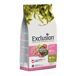 EXCLUSION MEDITERRANEO PUPPY LARGE BREED POLLO 12KG