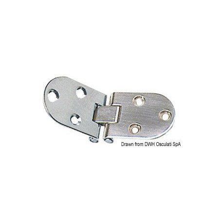 OSCULATI CERNIERA A FILO INOX 84X30MM
