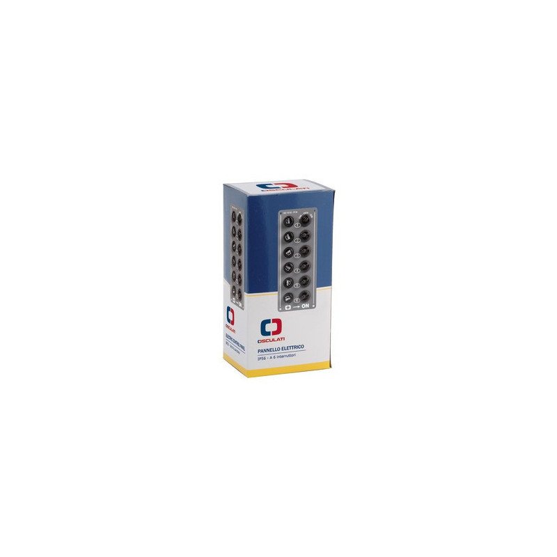 OSCULATI PANNELLO ELETTRICO 6 INTERRUTTORI